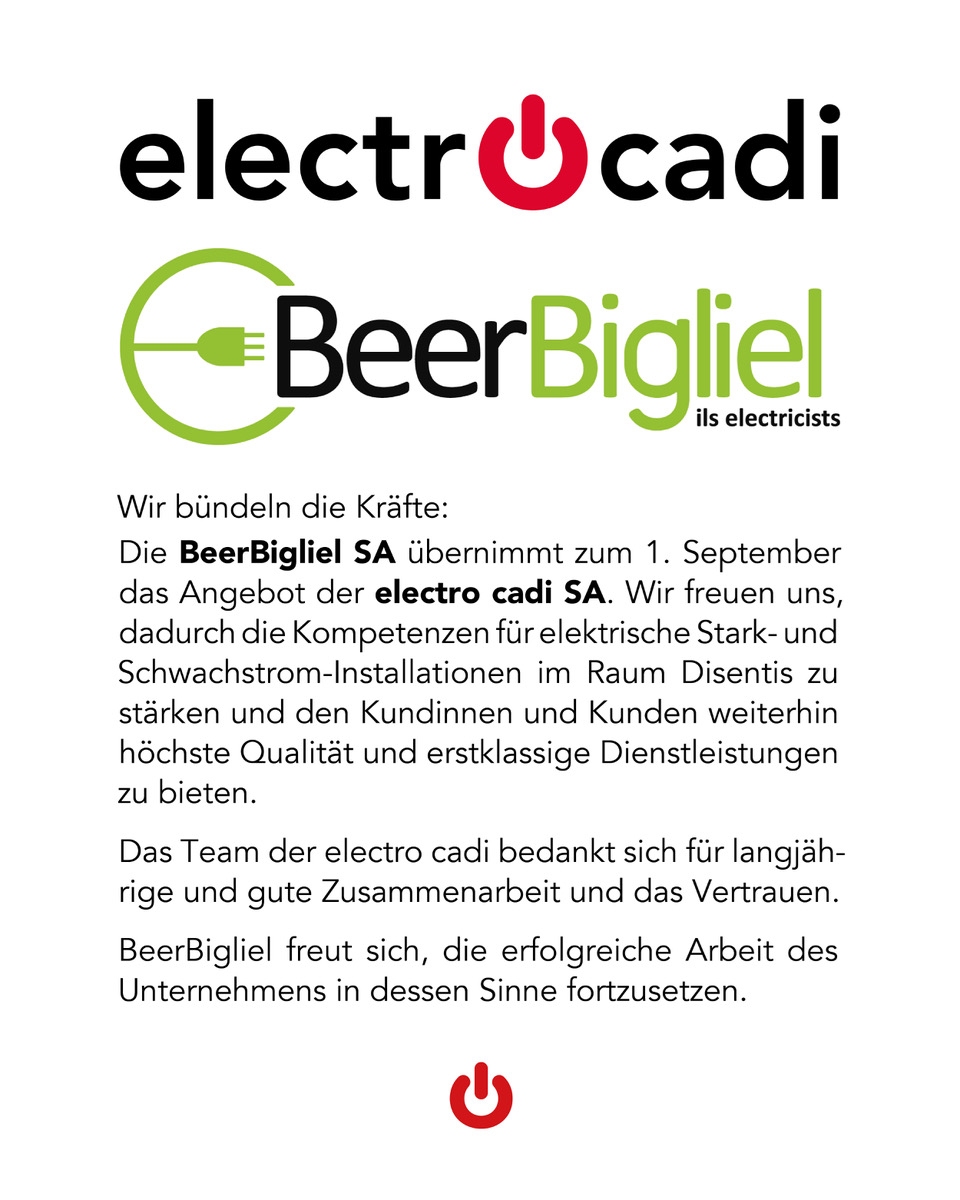 Zusammenarbeit mit BeerBigliel Zusammenarbeit mit BeerBigliel
